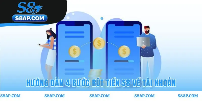 Quy trình rút tiền S8 trực quan qua bốn bước cơ bản